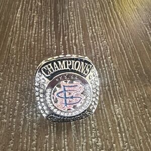 SF Silver and Black Champions Ring